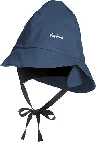 Playshoes - 408950 Regenmütze Mit Fleece-Futter, Cappello per bimbi, Blu (Blau (11 marine)), Taglia produttore: 53