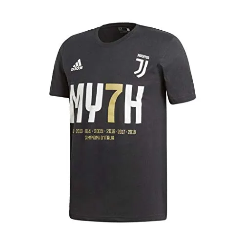 adidas FC Juventus Maglia CELEBRATIVA MY7H 36 Scudetto Adulto Ufficiale Colore - Nero, Misure - M