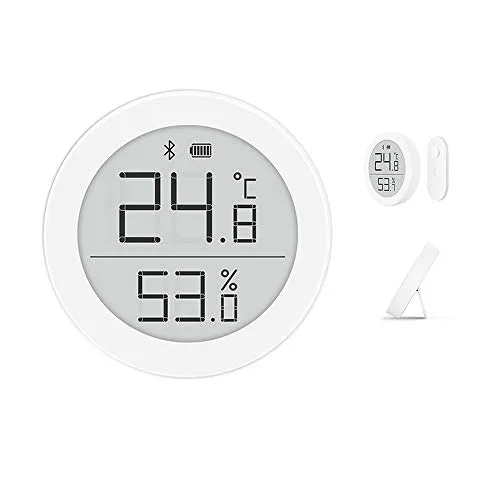 Cleargrass Rilevatore di Temperatura e umidità Bluetooth ad Alta precisione Versione H, Baby Room Monitor con Batteria a Bottone per 1 Anno, Supporto Homekit Smart Device Control
