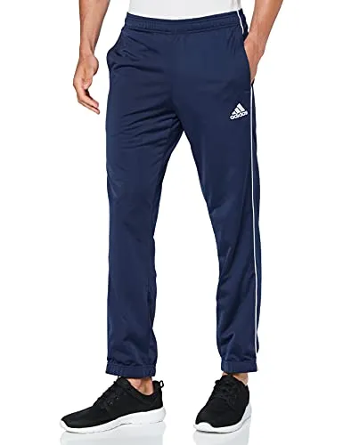 adidas Pantaloni di Base 18, Uomo, Blu (Blu Scuro/Bianco), XL