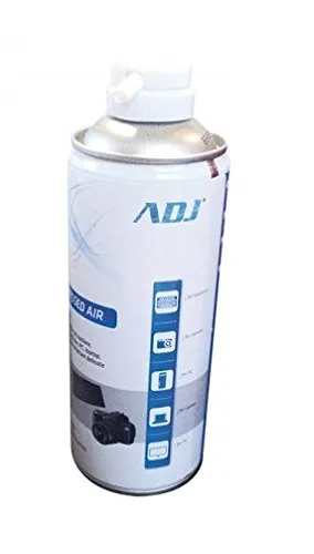 ADJ - Aria Compressa Spray | 400ml | Purificatore D'aria Compressa | Pulitore per Tastiera | Computer Fotocamera Telefono Cellulare | Pulizia PC Inodore | Pulitore per Computer e Tastiera