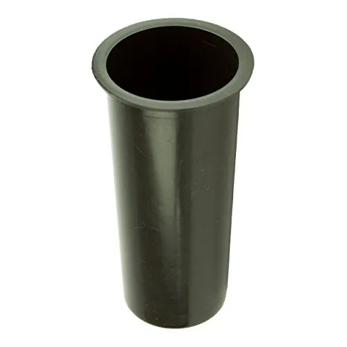 Vaso per Tomba plastica 8,6x18cm Nero