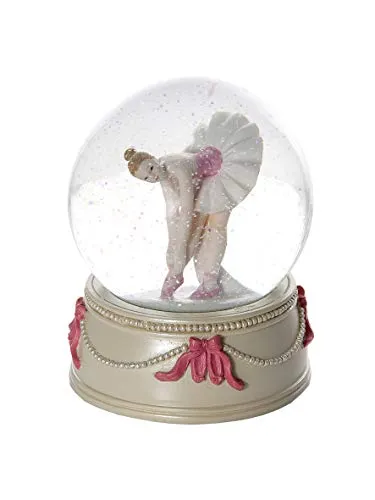 Mousehouse Gifts Pezzi da Collezione Statuine - Elegante di Neve Sfera con Neve da Collezione con Ballerina per Bambine, Regalo per Adulti o Bambini
