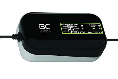 BC Battery Controller LITHIUM 1500 - 12V 1,5A - Caricabatteria e mantenitore automatico per batterie al litio/LiFePO4