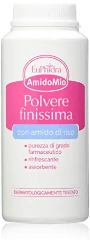 Amidomio Euphidra Polvere Finissima, Bianco E Fucsia, 100 g
