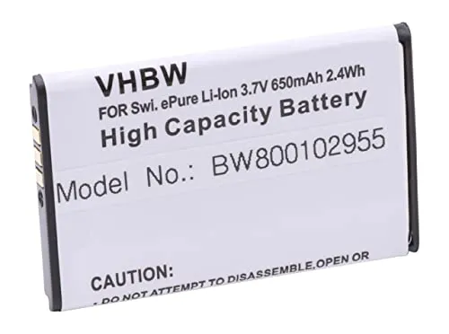 vhbw batteria compatibile con Swissvoice ePure e-Pure, fulleco DUO telefono fisso cordless (600mAh, 3,7V, Li-Ion)