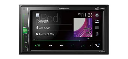 Pioneer AVH-A3200DAB Lettore multimediale 2 DIN, ClearType-Touchscreen da 6,2 Pollici, connessione con Smartphone, USB, Radio Digitale Dab/Dab+, Bluetooth, Equalizzatore Grafico a 13 Bande