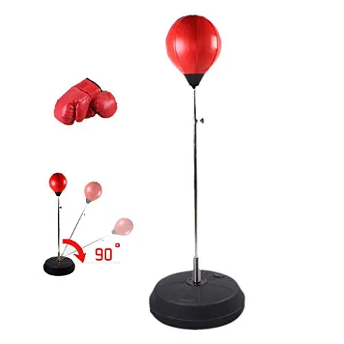 Boxe Palla Boxing Palla in Verticale di velocità Pugilato Punching Ball Bag, Adulto Bambini delle Famiglie Tumbler Sandbag Borsa Palla Formazione Vent Decompressione