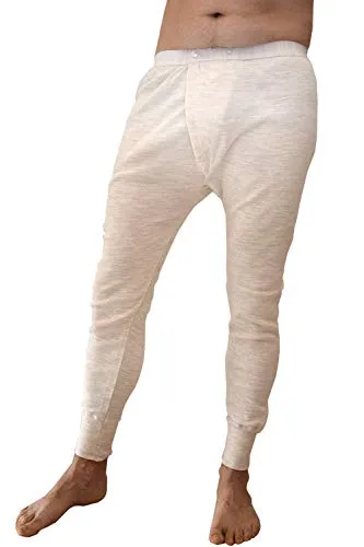 BODYPERFECT Mutanda Lunga in Lana Uomo Intimo Invernale Lunghi Funzionali sottopantaloni Termici (XL)