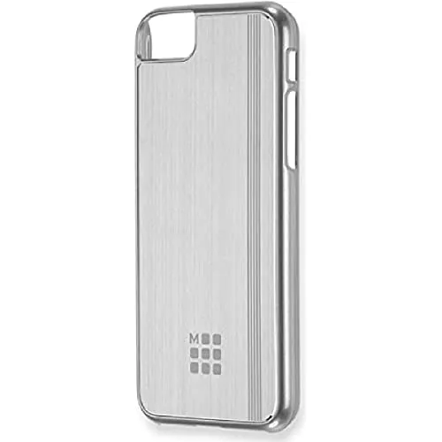 Moleskine Cover Rigida in Alluminio per iPhone 6/6s/7/8, Custodia per Smartphone con Quaderno Volant Journal XS per Appunti, Colore Argento
