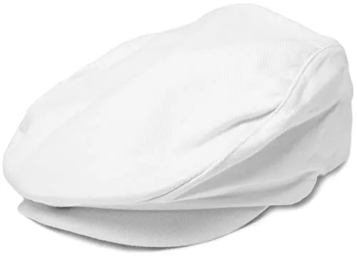 styleBREAKER Cappello Cabrio unicolore, Berretto Unisex Convertibile, Berretto con Visiera, Regolabile, Newsboy cap, Coppola 04023004, Colore:Bianco