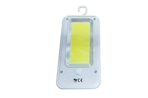 Lampada COB LED ricaricabile luce emergenza campeggio armadio gancio 9W TE-B0213