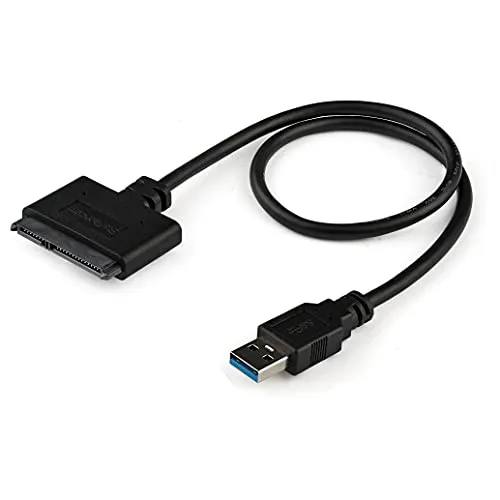 StarTech.com Cavo Adattatore USB 3.0 a SATA III da 2.5'' con UASP, SSD/HDD, Cavo esterno per hard disk (USB3S2SAT3CB)