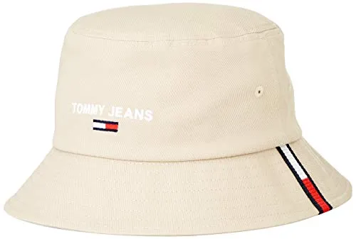 Tommy Jeans Tjm Sport Bucket Cappello, Colore: Beige Chiaro, Taglia Unica Uomo