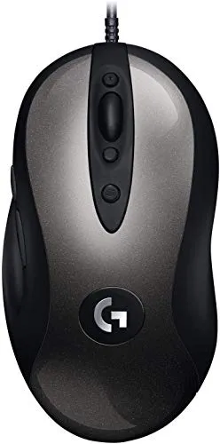 Logitech G MX518 Mouse Gaming con Sensore HERO, 16.000 Dpi Processore ARM 8 pulsanti programmabili, Nero