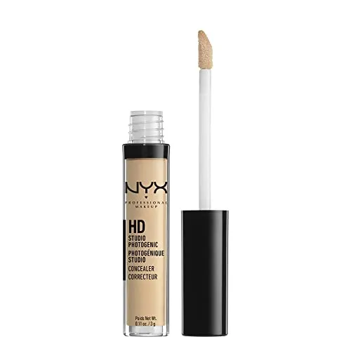 NYX Professional Makeup Correttore HD Photogenic, Per tutti i tipi di pelle, Copertura media, Tonalità: Beige