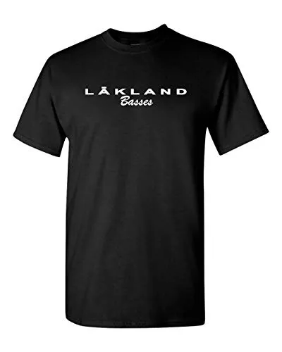 ECN Lakland Fine Bass Guitars Basses Guitar Acoustic Black T-Shirt Black S