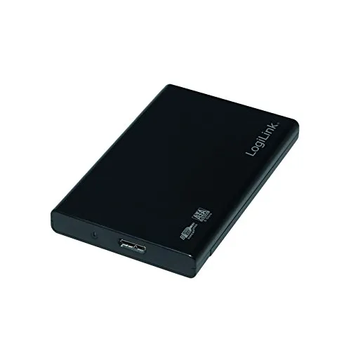 LogiLink UA0275 - Alloggiamento per disco rigido SATA USB 3.0, colore: Nero