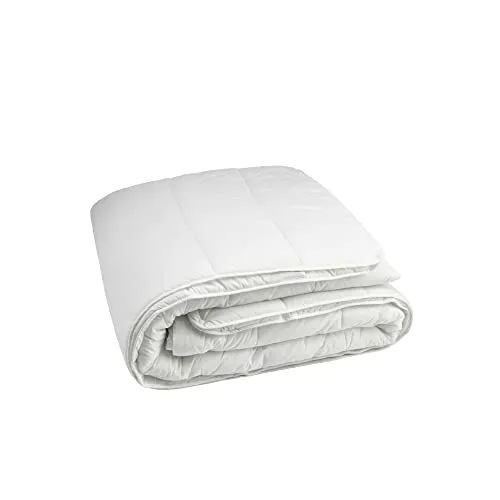 Italian Bed Linen Piumino 4 Stagioni Prestige, Microfibra, Bianco, 200 x 200 cm