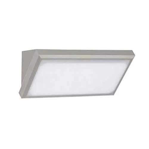 Lampada LED da Parete 12W, 600Lm Luce Soffusa 110° Forma Rettangolare Esterno Ip65