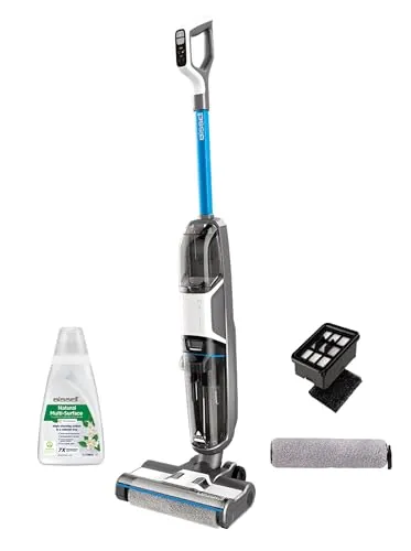 BISSELL, Pulitore senza fili CrossWave HF3 Cordless, Modalità 3-in-1 che aspira, lava e asciuga, Pulizia a umido per pavimenti duri come parquet, piastrelle e laminato, Ideale per lo sporco ostinato