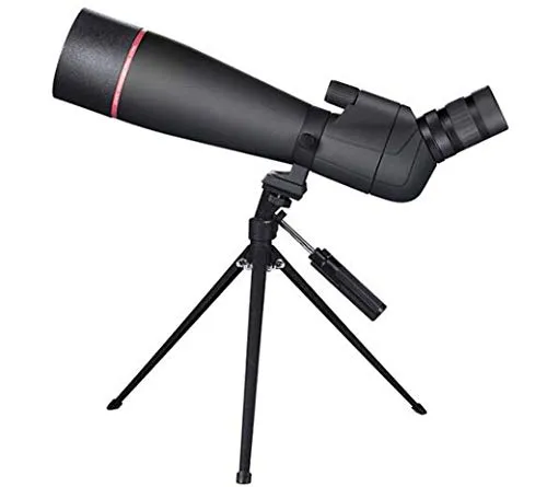 ZTYD Birdwatching 20-60x80 BAK4 cannocchiale del telescopio Zoom Impermeabile Cannocchiale Binocolo antinebbia Prova d'umidità con treppiede Phone Holder Portata di Caccia Optic