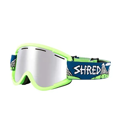 Shred nastify Need More Snow Platinum Neve Occhiali da Sci, Snowboard, Blue, One Size