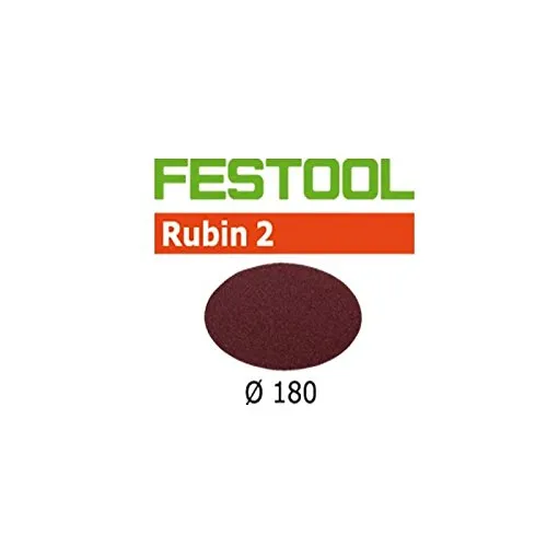 Festool 499127 – Disco abrasivo stf D180/0 P80 RU2/50