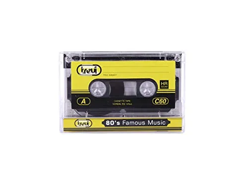 Trevi C60 HR Audiocassette Vergini da 60 minuti (30 min per lato), Confezione da 4 Musicassette con 4 Portacassette in Plastica, Normal EQ 120 ɥs, Dimensioni Standard 110 x 62 x 70 mm