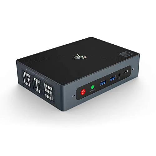 Beelink GTI Mini PC con Intel 8th gen i5-8259U Processore (Turbo 3.8GHz) Mini Desktop Computer con 8GB DDR4 + 256GB SSD/Windows 10 /WiFi 6 (802.11ax)/BT 5.0 /Triple Pantalla