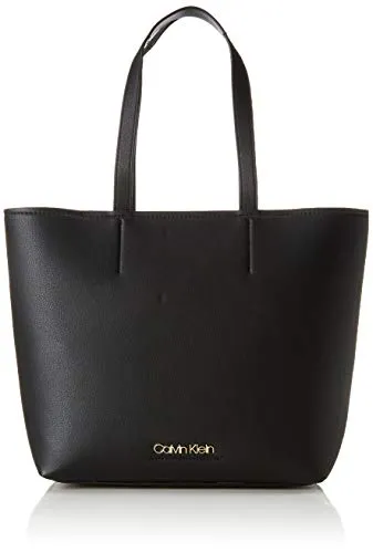 Calvin Klein Ck Must Medium Shopper - Borse Tote Donna, Nero (Black), 13x28x33 cm (B x H T)
