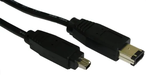 Kenable Firewire IEEE 1394 - Cavo DV-OUT da 4 pin a 6 pin, 1 m