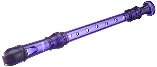 Percussion Plus - Flauto dolce, colore: viola trasparente