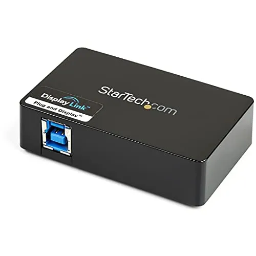 StarTech.com Adattatore USB 3.0 a HDMI / DVI, 2048x1152, Scheda video e grafica esterna, Cavo adattatore per doppio monitor, Supporta Mac e Windows (USB32HDDVII)