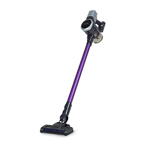 KLARSTEIN Clean Butler 4G Silent - Aspirapolvere senza Filo, Motore Digitale Silenzioso, Silent Technology, Motore a Corrente Continua, 160W, Ugello Moquette, 2Livelli, Filtro HEPA10, Antracite-Viola