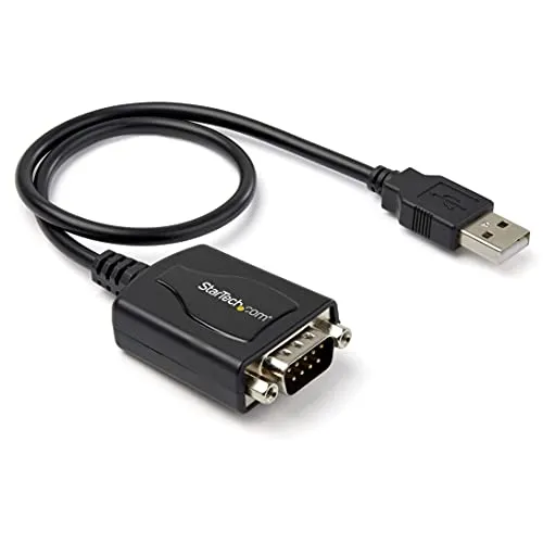 StarTech.Com Cavo Adatattore USB 2.0 a Seriale RS232 DB9 con Interfaccia COM, Adatattore Professionale USB a DB9, RS232 ad 1 Porta