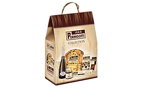 Confezione cesto Natalizio "Shopper Collection Pernigotti" 6 pezzi idea regalo Le Cadeau