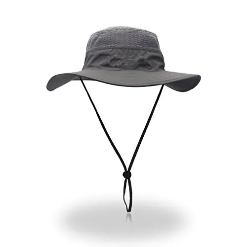 Saoirse.Hats Cappello da Sole Uomo Donne Estate Outdoor Hat, Cappello da Sole Uomini Protezione UV, Cappello da Pesca Unisex Pieghevole Traspirante, Cappello da Trekking