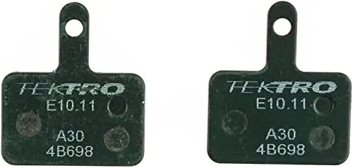 TEKTRO Placchette da freno E10.11, organica, la coppia, verde ( BA4021 )