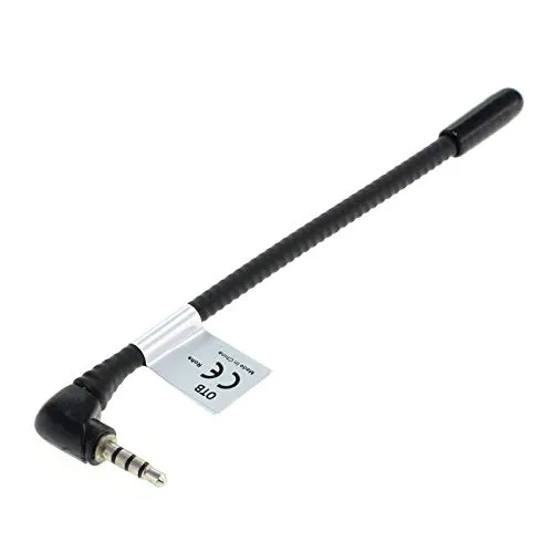 OTB - Antenna TMC 3,5 mm, 90 gradi, colore: Nero