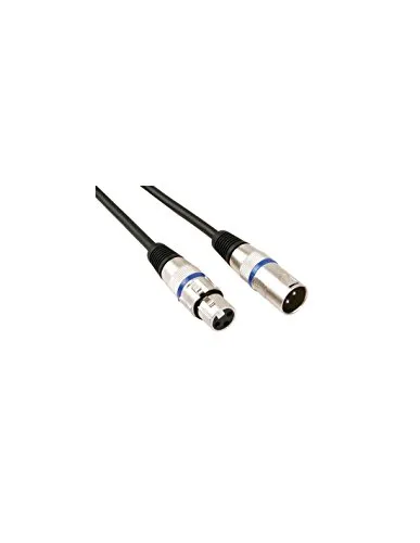 Pro audio cavi XLR cavo e spina, 144808 HQ, 3 m, nero