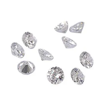 Diamante da 0,27 Ct CVD Diamante allentato VVS/VS Diamanti EF 4 pezzi 2,50-2,60 MM