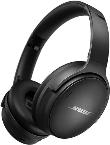 Bose Quietcomfort 45 Bluetooth Wireless Headphones Con Riduzione Del Rumore Con Microfono Per Chiamate, Nero, Taglia Unica