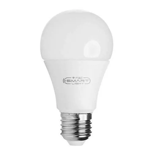 Lampadina LED 9 W, Smart Wifi, Rgb Bianco e Multicolore, Dimmerabile, Auto On/Off, Compatibile con Google e Alexa Home, No Hub Required, E27 Edison a Vite Standard Base, Rgb+4000K, E27