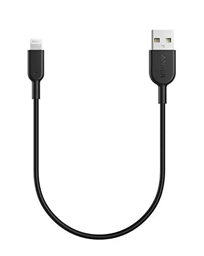 Anker Cavo Lightning Powerline II [Certificato Apple MFi / 30 cm] - Garanzia A Vita –Probabilmente Il Cavo più Resistente al Mondo, per iPhone 7/7 Plus / 6/6 Plus / 5S