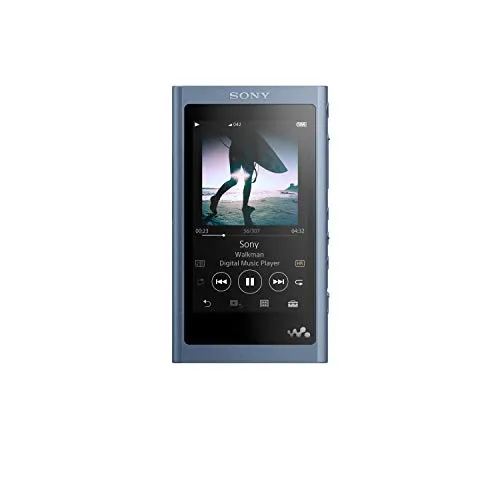 Sony NW-A55 - Lettore musicale Walkman 16GB con Display 3,1", Hi-Res Audio, S-Master HX, DSEE HX, Bluetooth, Blu