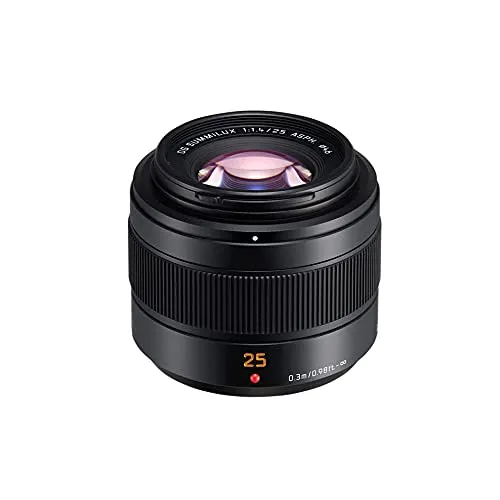 Panasonic Lumix H-XA025 Obiettivo 25mm/F1.4 ASPH, Leica DG Summilux, Soft Focus, Nano Surface Coating, Nero