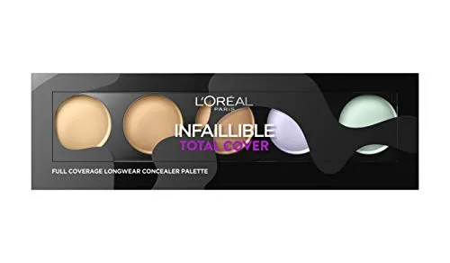 L'Oréal Paris Infaillible Total Cover Correttore Palette Copertura Totale a Lunga Durata per Pelli Chiare
