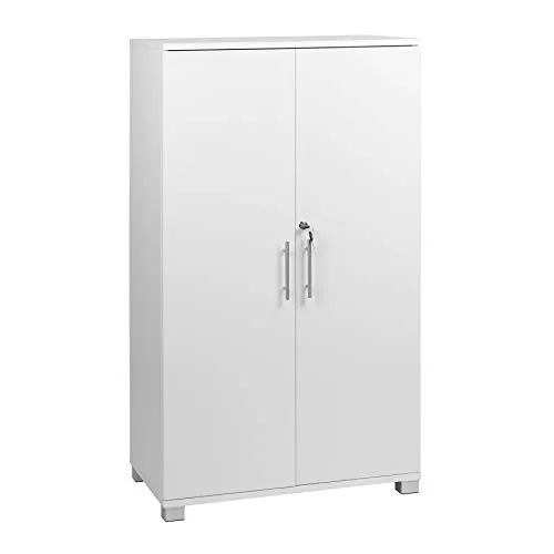 MMT Furniture Designs Ltd MMT-IV04Bianco Armadio per Ufficio, Legno ingegnerizzato, Bianco, 1200mm Tall