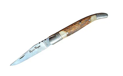 Coltello da Caccia Laguiole, Manico in Corno di Cervo (cod 2102)